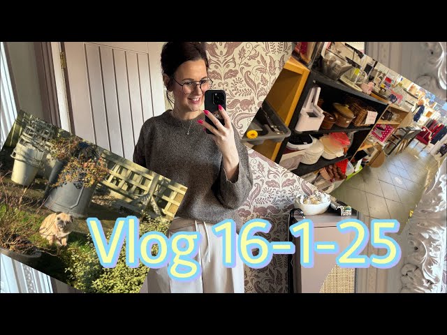 New year vlogs funny pugs & charity shopping 🛍️ 16-1-25 #socialanxiety #safespace