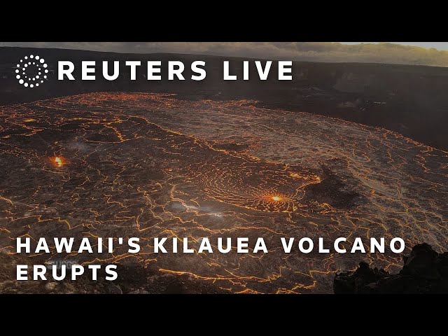 LIVE: Kilauea volcano erupts on Hawaii's Big Island