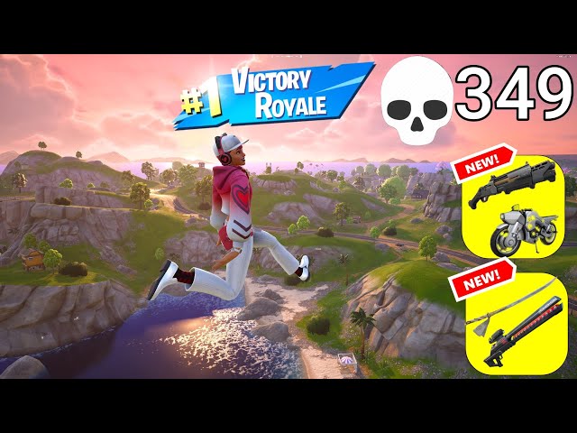 349 Elimination AKARI Solo Vs Squads "Zero Build" Gameplay Wins (Fortnite chapter 6 PC)