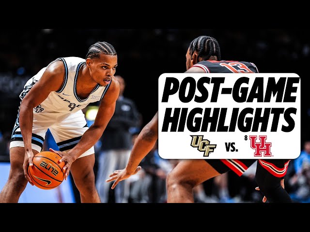 UCF Men’s Basketball vs. #8 Houston // FULL GAME HIGHLIGHTS // Jan. 18, 2025