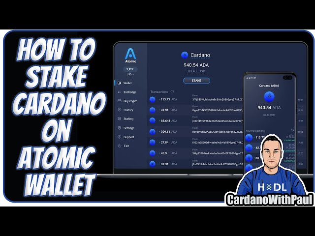 How to Stake Cardano on Atomic Wallet | ADA Staking