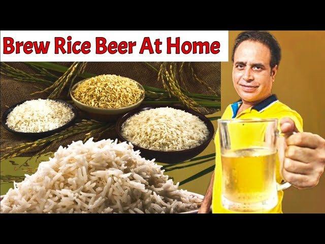 RICE BEER // How To Make RICE BEER At Home