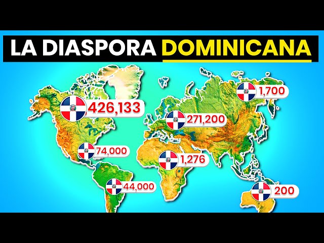 ¿Dónde están los dominicanos en el mundo?