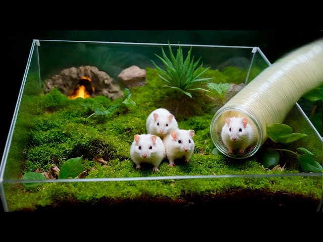 STEPHAN'S KIDS MOVED INTO AN UNDERGROUND HAMSTERARIUM