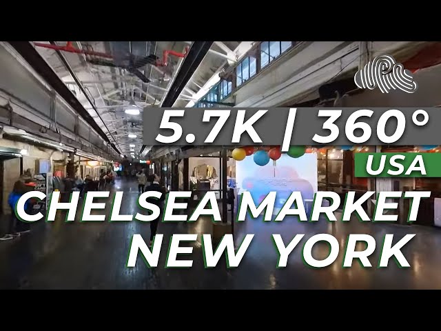 Chelsea Market in New York City, United States VR 360 5.7K