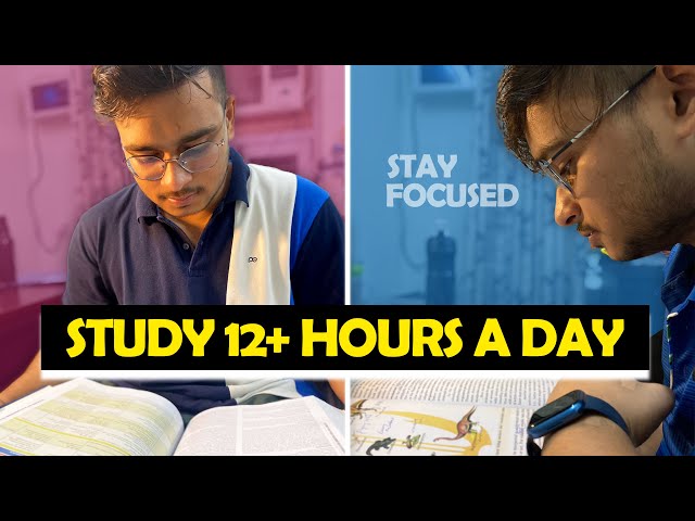 How I scientifically increased my Study Hours || Study 12 + Hours a Day || Avoid Burnouts