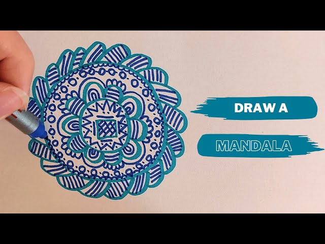 Easy Mandala Tutorial 🌸Drawing for Everybody