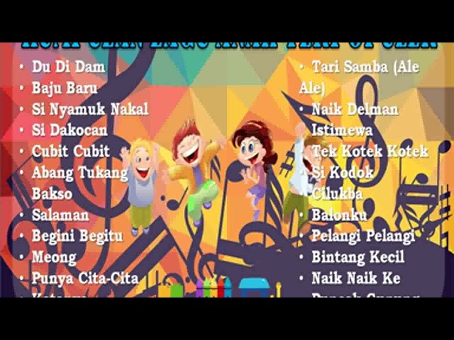 Lagu Masa Kecil Anak Indonesia Jaman Dulu Terbaik Full Album