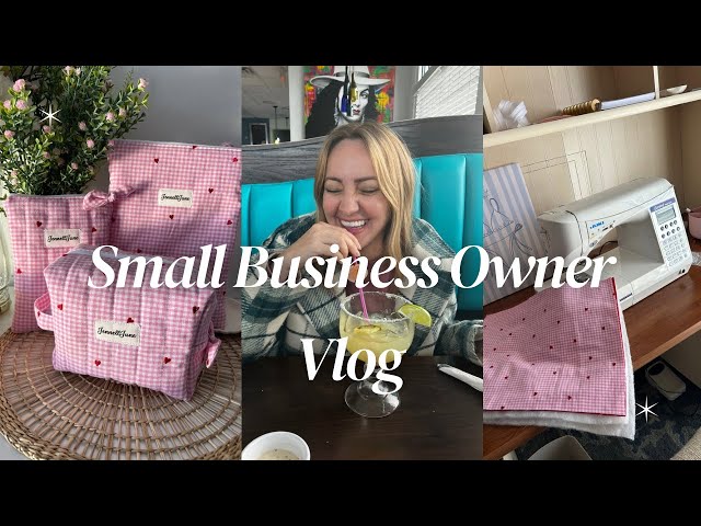 Small Business Owner - sewing cute accessories - laptop sleeves - new desk #smallbusiness #sewing