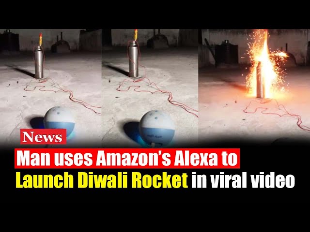 Man uses Amazon’s Alexa to Launch Diwali Rocket in Viral Video. Internet Calls Him 'Desi Elon Musk'