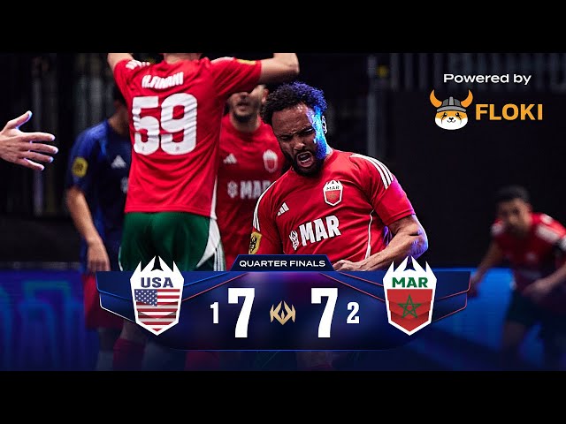 United States VS Morocco | Full Match Quarterfinals Day 1 (7-7) (1-2)