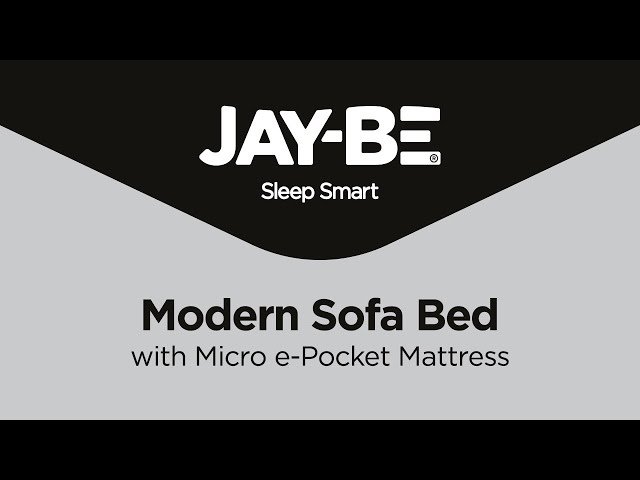 Jay-Be® Modern Sofa Bed with Micro e-Pocket® Sprung Mattress