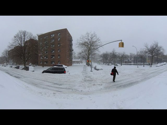 First Snow Storm 2021 - Queens New York City