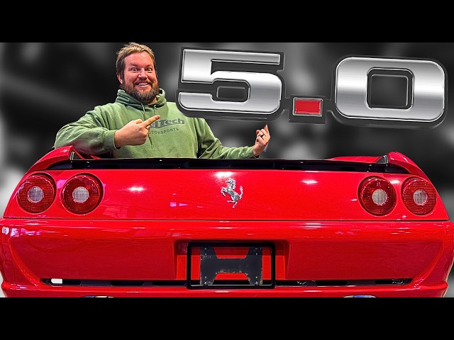 FORD V8 Engine Swapping My FERRARI F355!