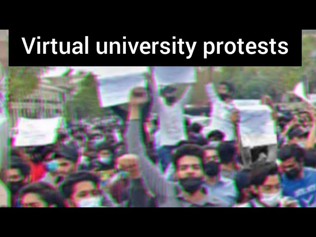 VU Student is Protesting against Virtual university result |why Policy changed? 90% Vu student fail?