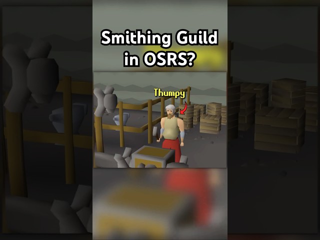 Why Doesn't Runescape Have a Smithing Guild? #gaming #osrs #runescape #mmorpg #onechunk