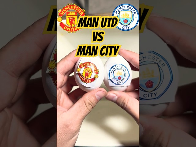 Manchester United vs Manchester City | one minute battle - Global challenge