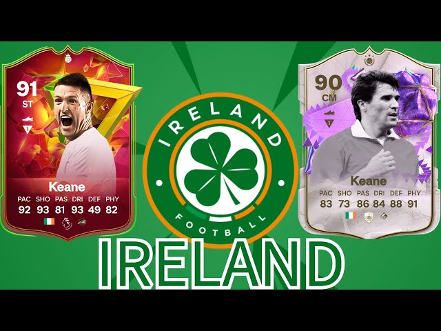 THE BEST IRELAND TEAM ON FC 24!! #ireland #keane #royKeane #ireland #fc24 #fifa #fut #soccer #futbol