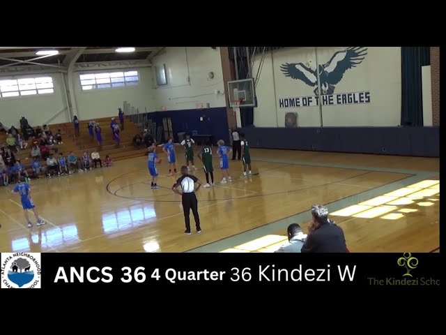 ANCS vs Kindezi West APS Middle School Basketball highlights