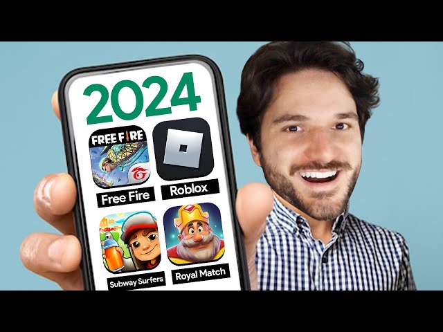 ESSES SÃO OS 10 JOGOS DE CELULAR MAIS JOGADOS DE 2024!