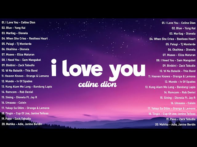 Céline Dion - I Love You | NONSTOP NEW PLAYLIST 2025 💖 Latest Viral Songs