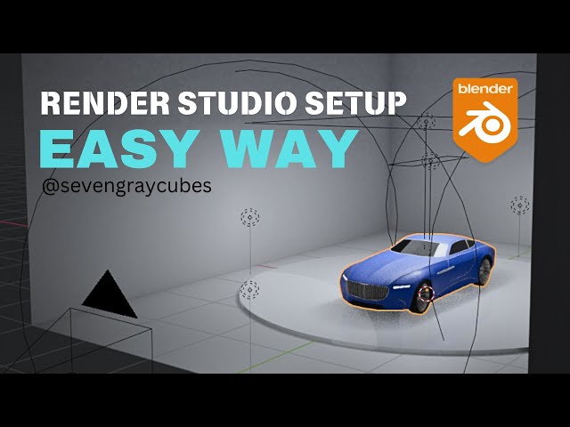 Light and Render your 3D work in Blender  - EASY WAY