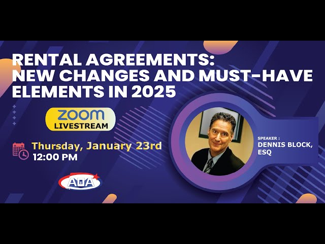 Rental Agreements: New Changes and Must-have Elements in 2025