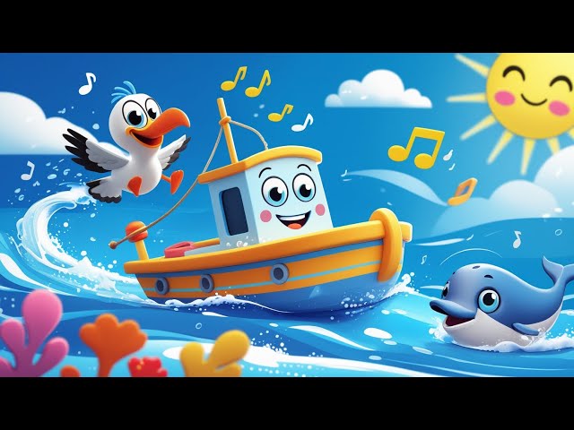 🚢🎶 Silly Little Boat | Fun & Wobbly Nursery Rhyme for Toddlers | Kids Songs & Sing-Along 🌊✨