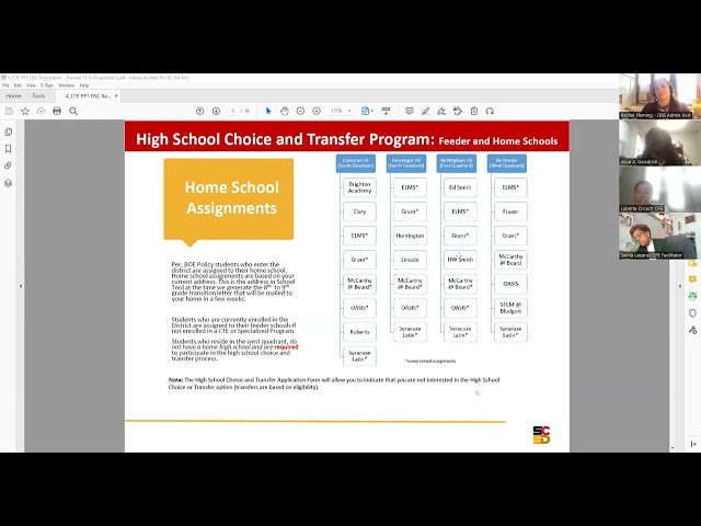 Video Chat - High School Registration & Selection Process - 11/7/24