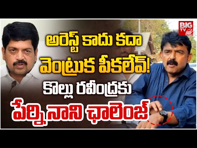 అరెస్ట్ కాదు కదా..  వెంట్రుక పీకలేవ్! | Perni Nani Challenge to Kollu Ravindra | Vallabaneni Vamsi