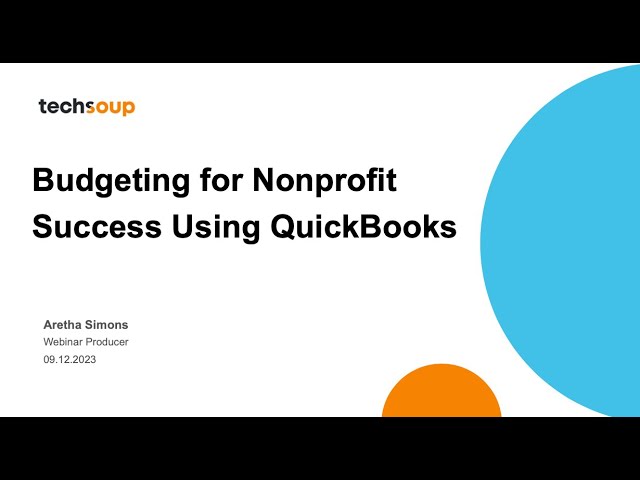 Budgeting for Nonprofit Success Using QuickBooks