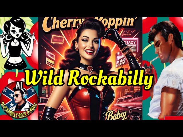 Wild Rockabilly Song (AI) Cherry 🍒 Poppin’ Baby #rockabilly