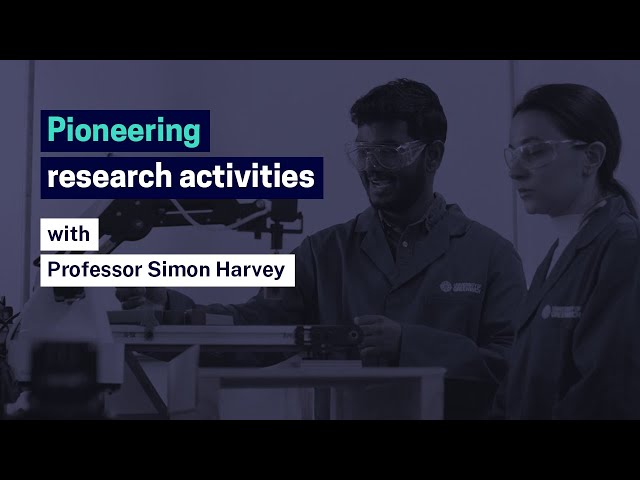 Discover our pioneering research activities with Professor Simon Harvey