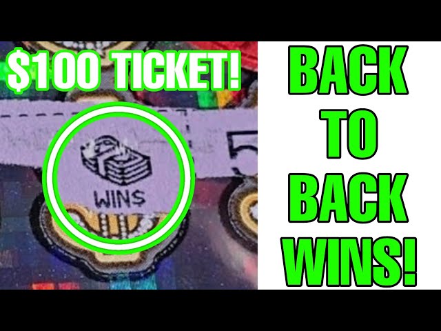 BACK TO BACK WINS on a $100 Ticket!!!!