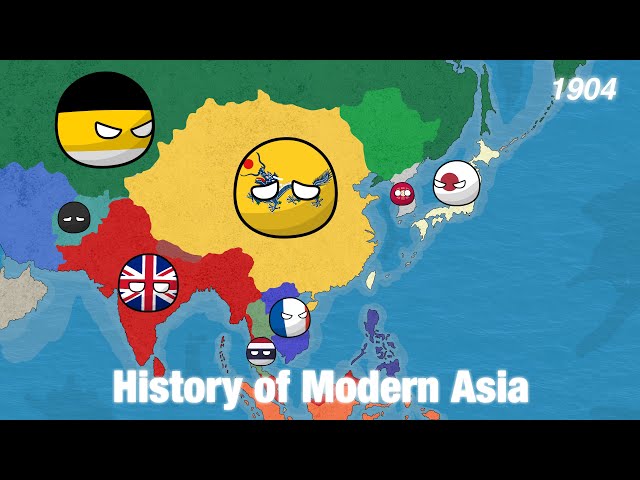 Countryballs - History of Modern Asia