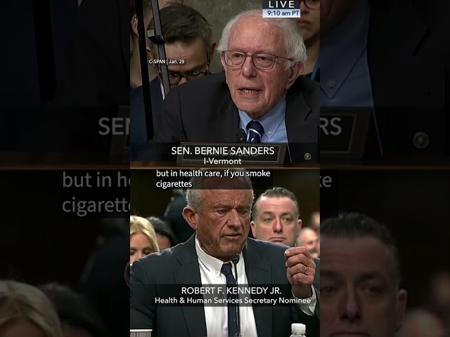 Sen. Sanders Spars With RFK Jr. at HHS Confirmation Hearing