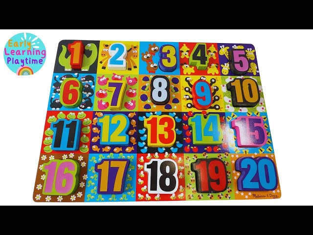 Best Toddler & Preschool Learn to Count | Number Recognition | Early Math Skills | Count 1 to 20