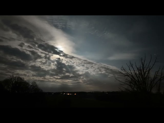 Relaxing Night Sky in France Time Lapse 13 02 2025