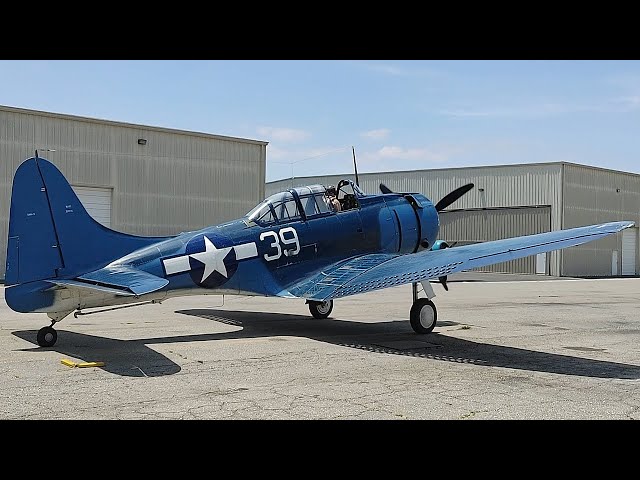 SBD Dauntless Pre-Flight & Taxi