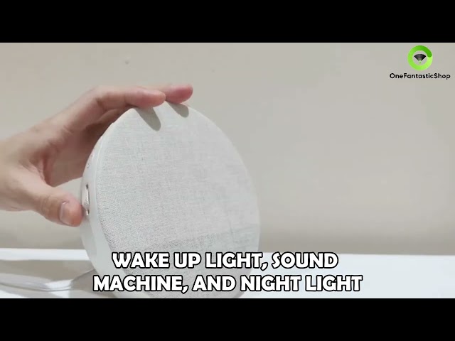 REACHER Sunrise Alarm Clock: Wake Up Light, Sound Machine, and Night Light