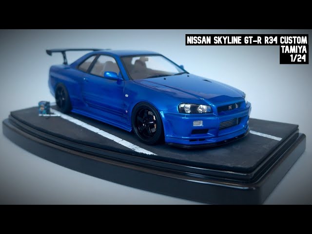 A Salaryman's Weekend Racer | Tamiya 1/24 R34 Nissan Skyline GT-R V-spec II Nismo