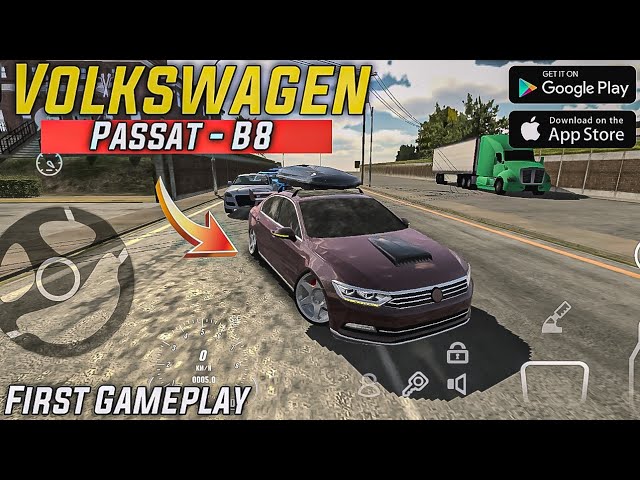 Volkswagen Passat B8 Gameplay | Car Parking Multiplayer new Update