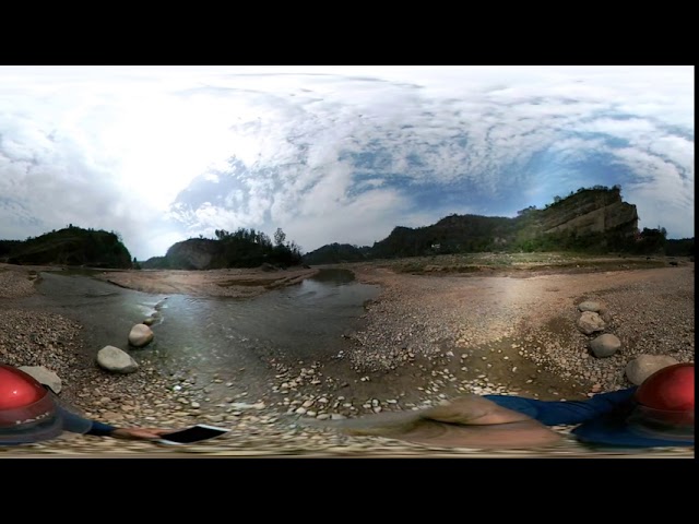 Confluence of Rivers at Kotla, Kangra, Himachal Pradeesh, India