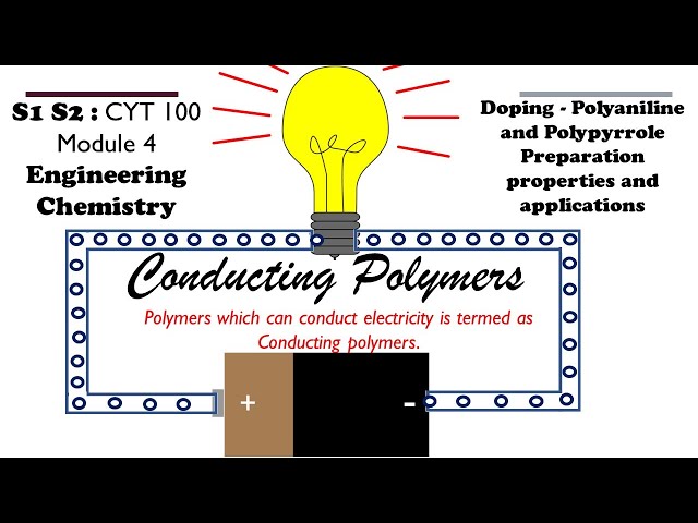 Conducting Polymers - S1 S2 Engineering Chemistry KTU Notes CYT100-S2-CH