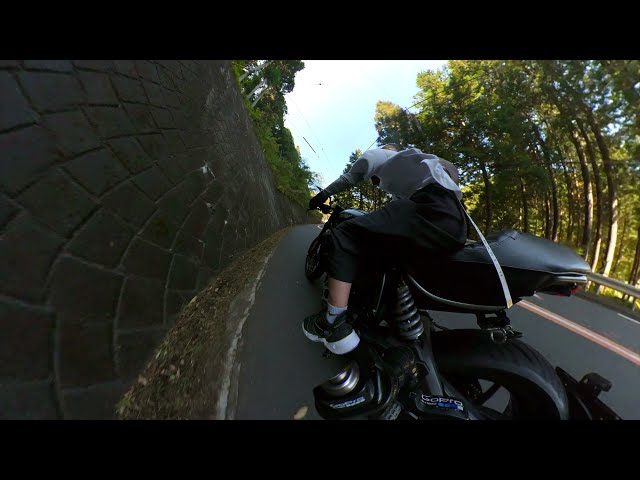 (音量注意)奥多摩周遊道路　都民の森までソロツーリング。Ducati scrambler exhaust ASMRドゥカティスクランブラー tokyo japan motorcycle exhaust