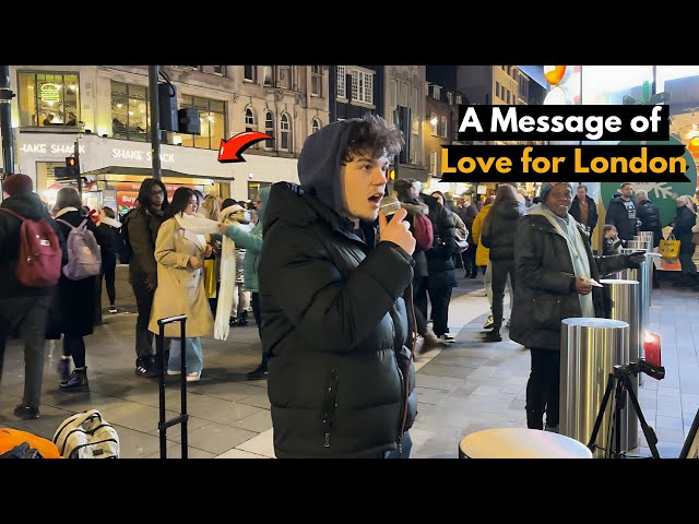 17 Year Old Preaching The Gospel In Busy London