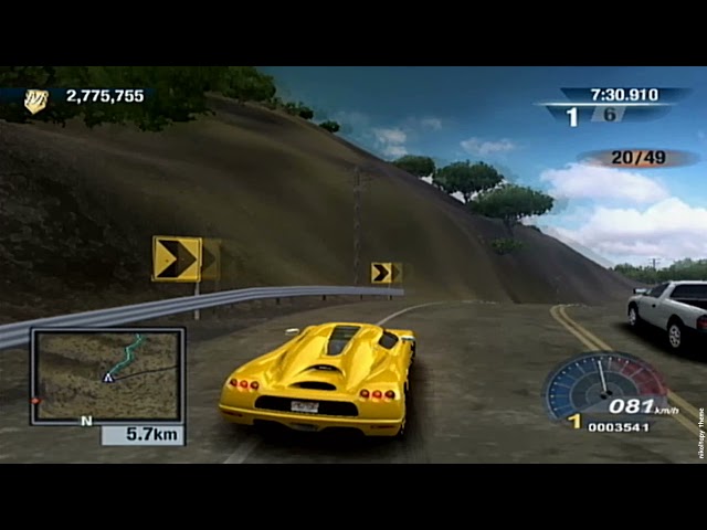 Test Drive Unlimited Part 123 Koenigsegg CC8S Nor-Wester 65km complete PlayStation 2