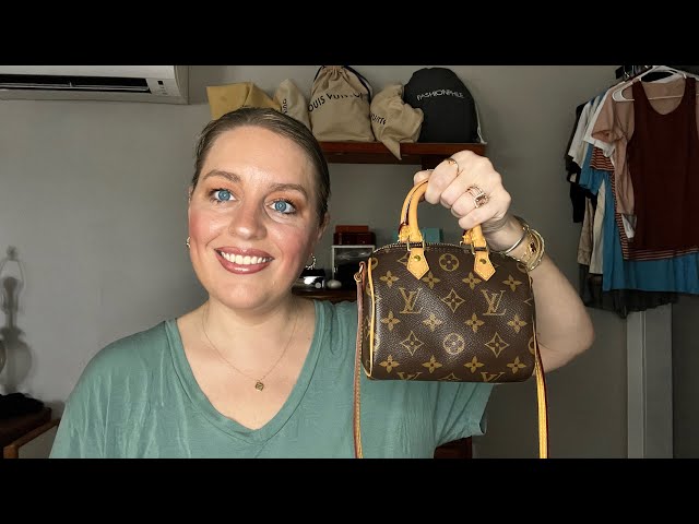 LOUIS VUITTON NANO SPEEDY WEAR & TEAR