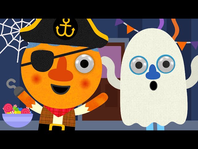 Knock Knock, Trick Or Treat? | Halloween Kids Song | Noodle & Pals