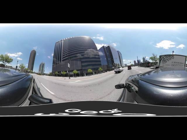 Riding Through Atlantic Station in 360!!! Midtown Atlanta!